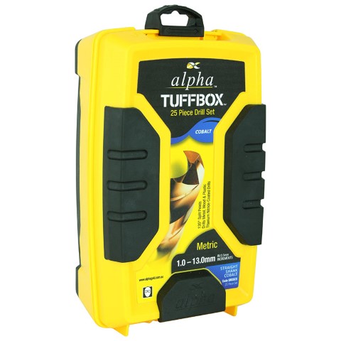 ALPHA METRIC ALPHA COBALT TUFFBOX DRILL SET - 25 PIECE 